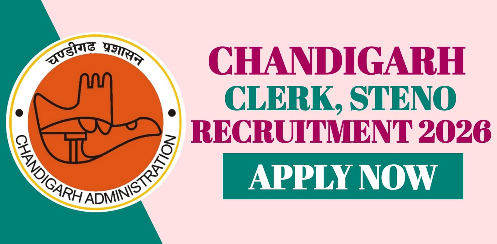 Chandigarh Clerk & Steno Recruitment 2026 | Apply