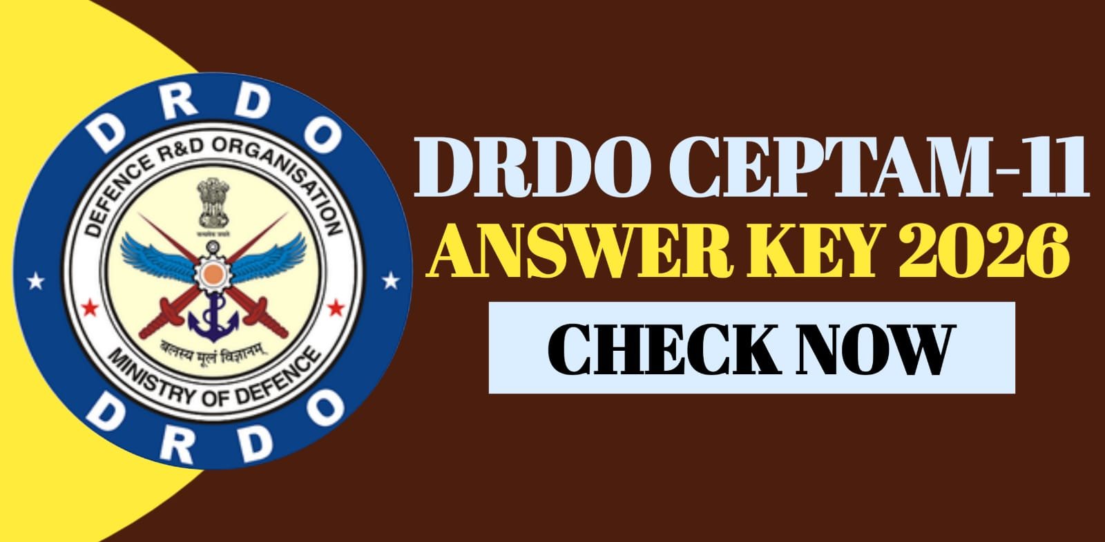 DRDO CEPTAM-11 Answer Key 2026 | Check Now