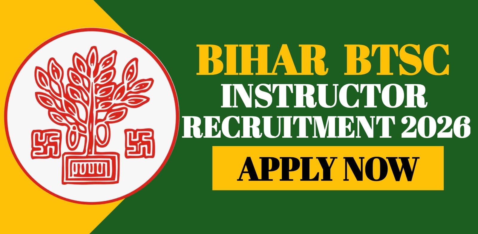 Bihar BTSC Instructor Recruitment 2026