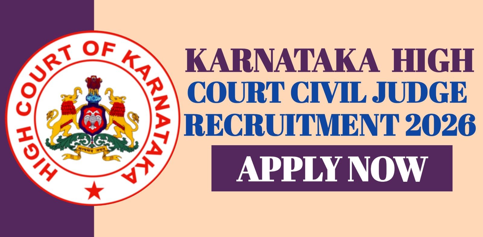 Karnataka High Court Civil Judge Recruitment 2026