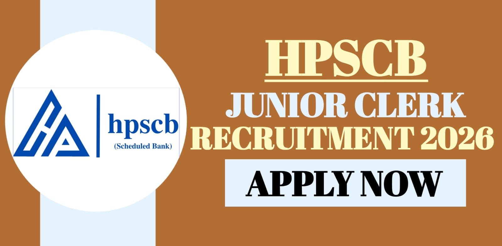 HPSCB Junior Clerk Recruitment 2026