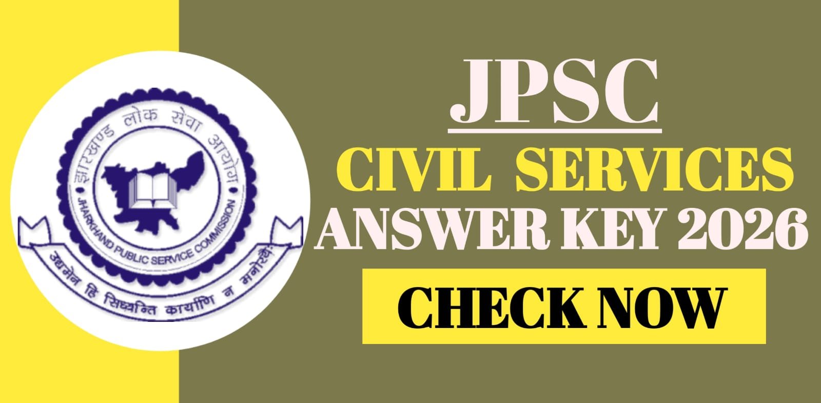 JPSC Civil Services Answer Key 2026