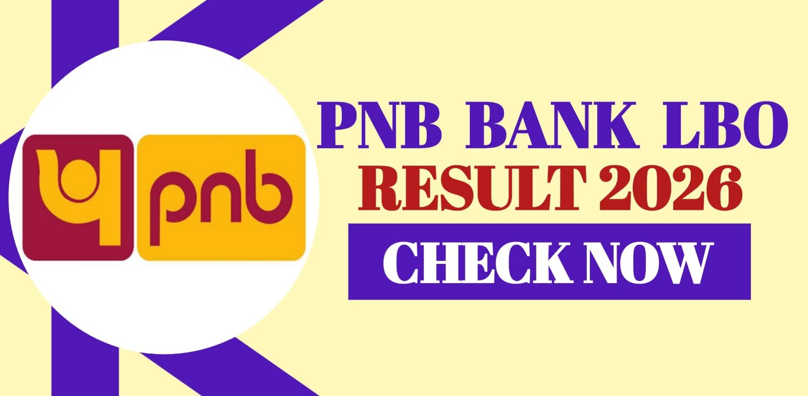 PNB Bank LBO Result 2026 | Check