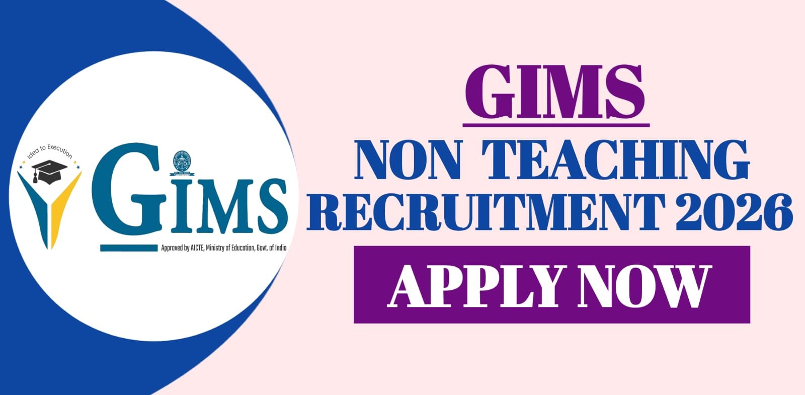 GIMS Non Teaching Recruitment 2026