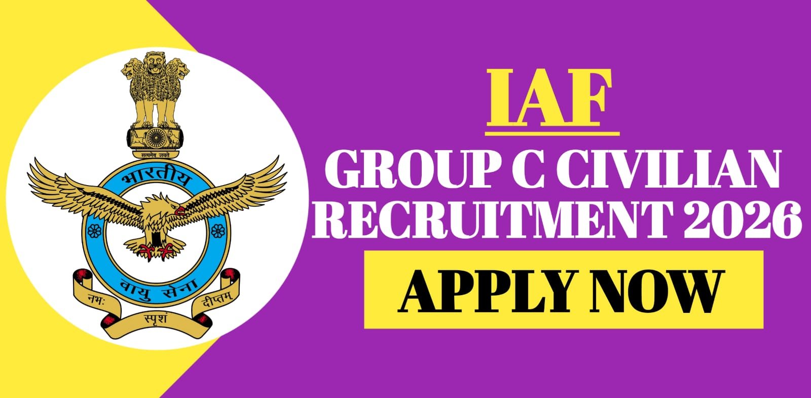 IAF Group C Civilian Recruitment 2026