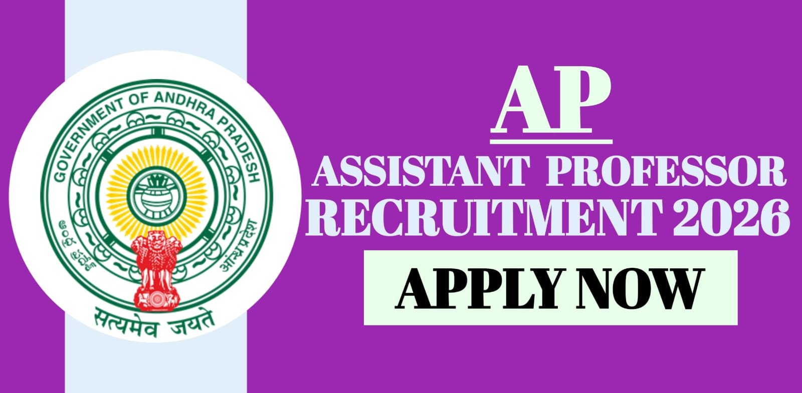 AP Assistant Professor Recruitment 2026