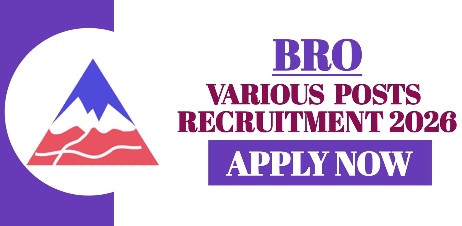 BRO Various Posts Recruitment 2026