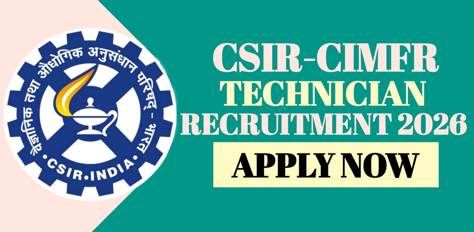 CSIR-CIMFR Technician Recruitment 2026