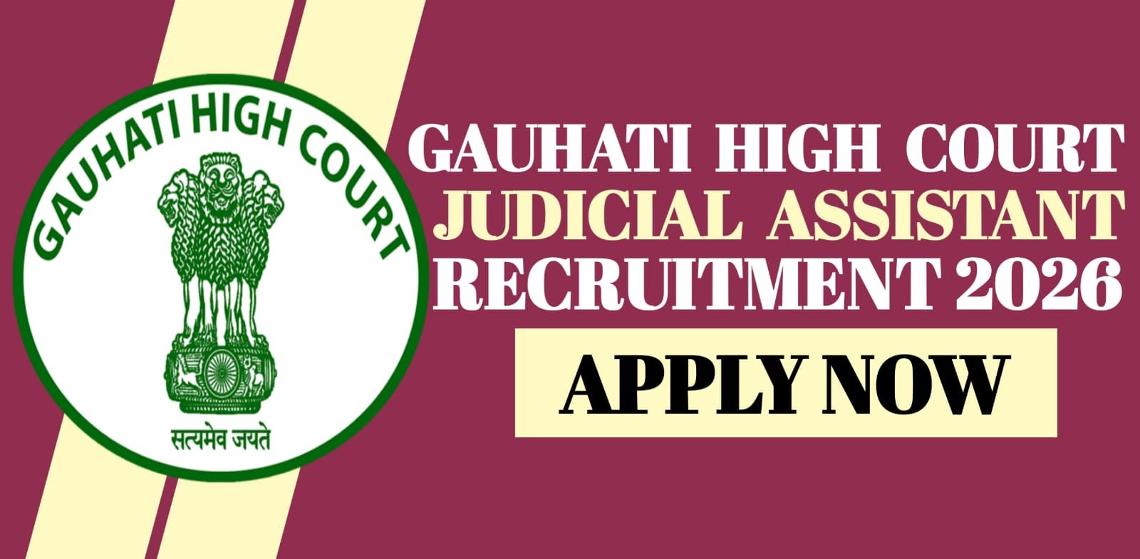 Gauhati High Court Judicial Assistant Recruitment 2026