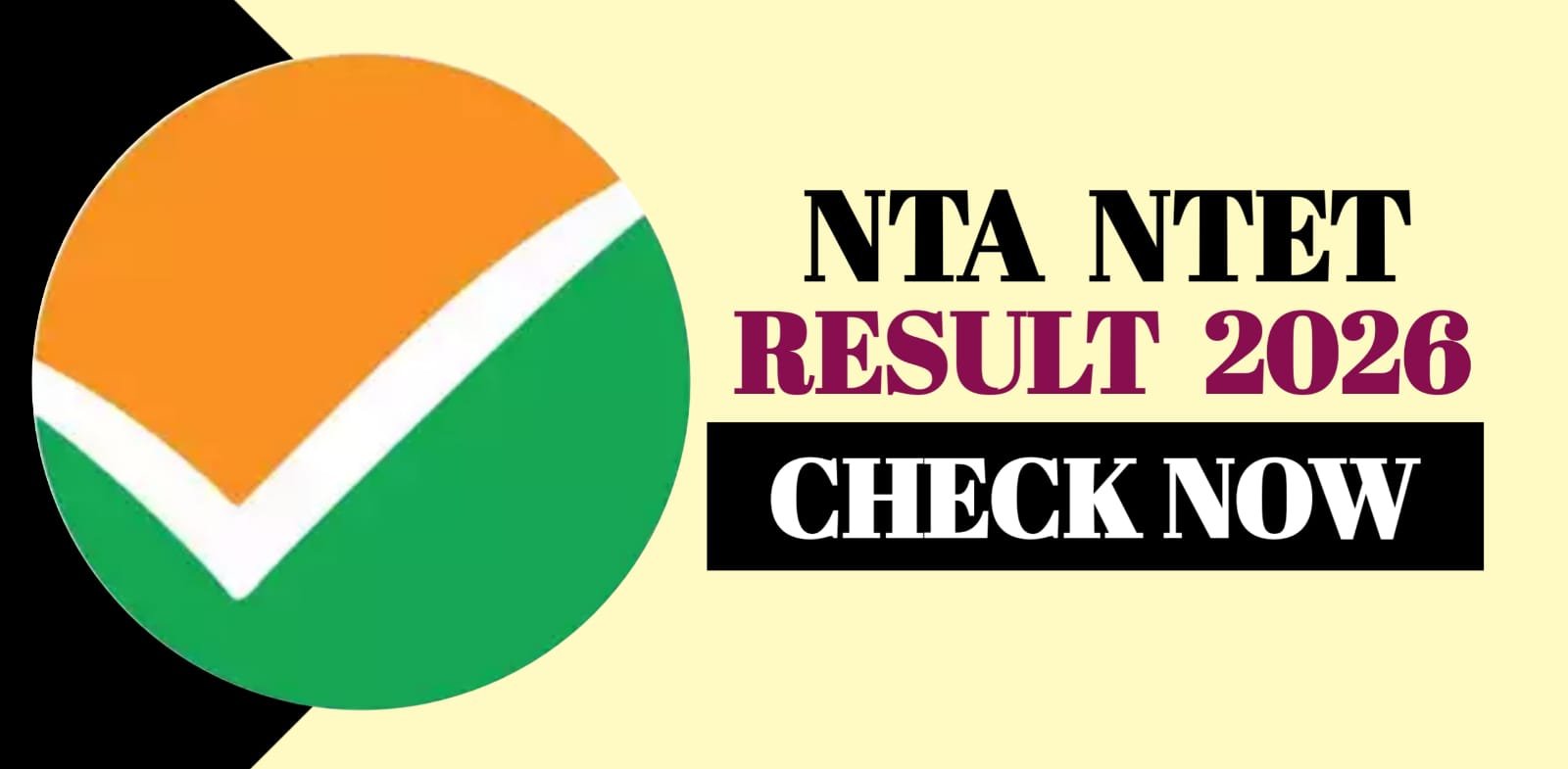 NTA NTET Result 2026