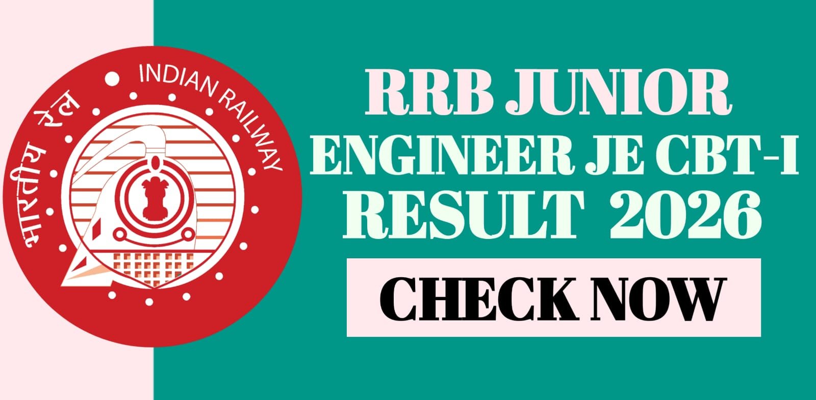RRB Junior Engineer JE CBT-I Result 2026