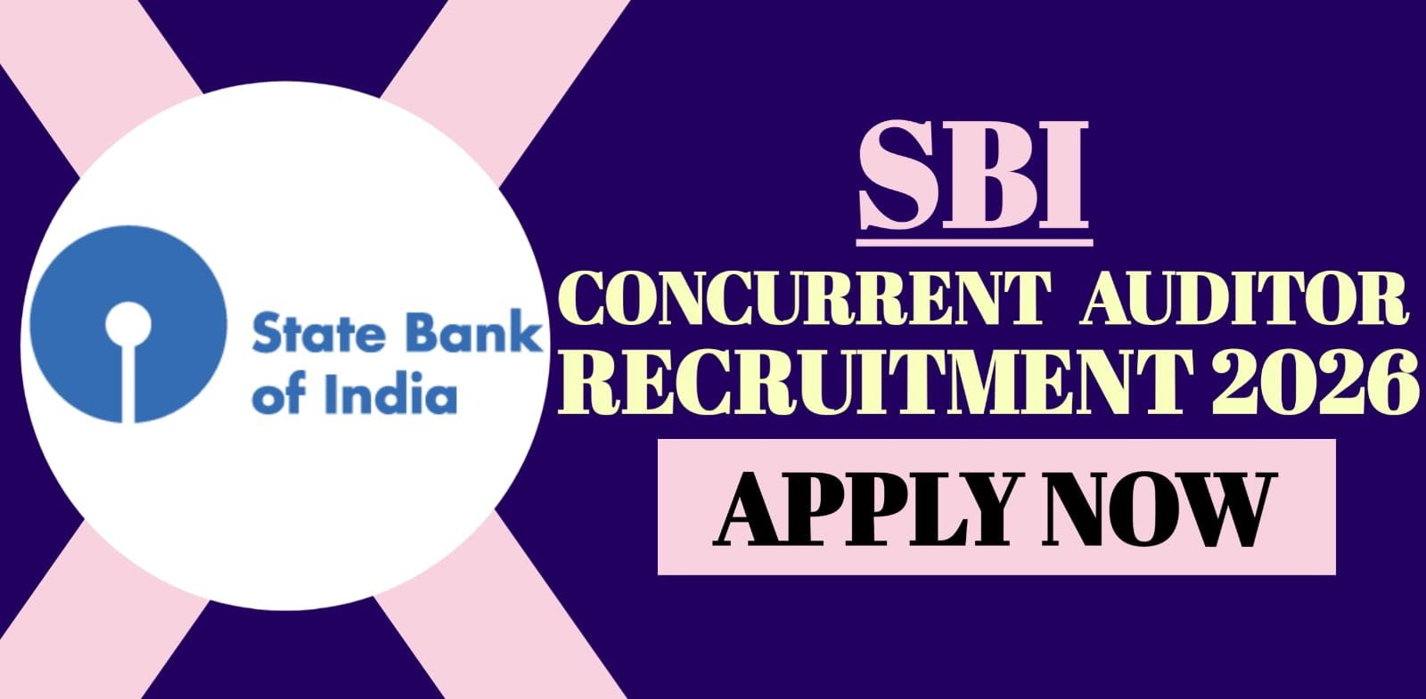 SBI Concurrent Auditor Recruitment 2026