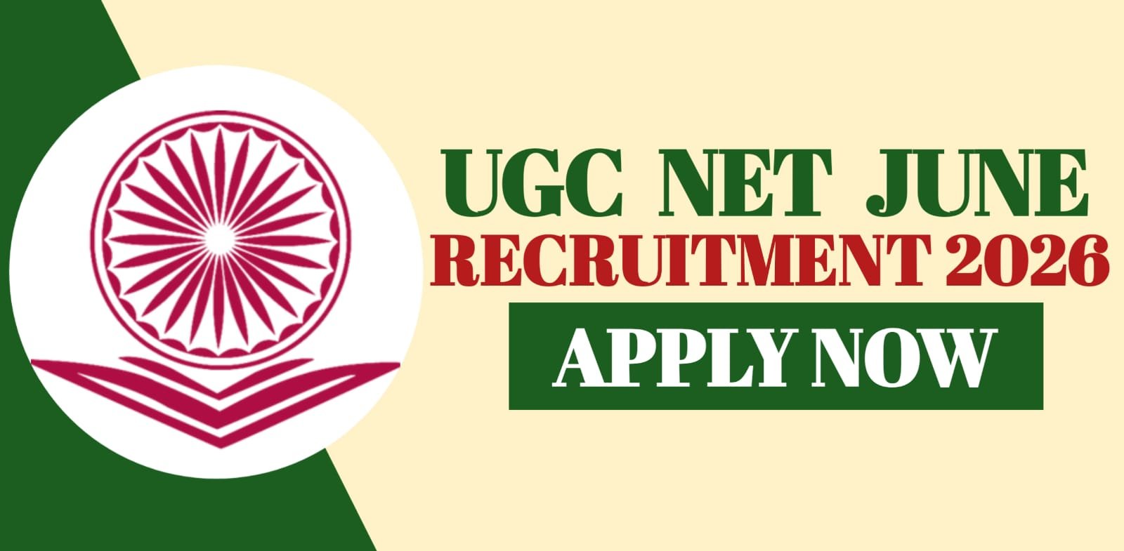 UGC NET June Recruitment 2026