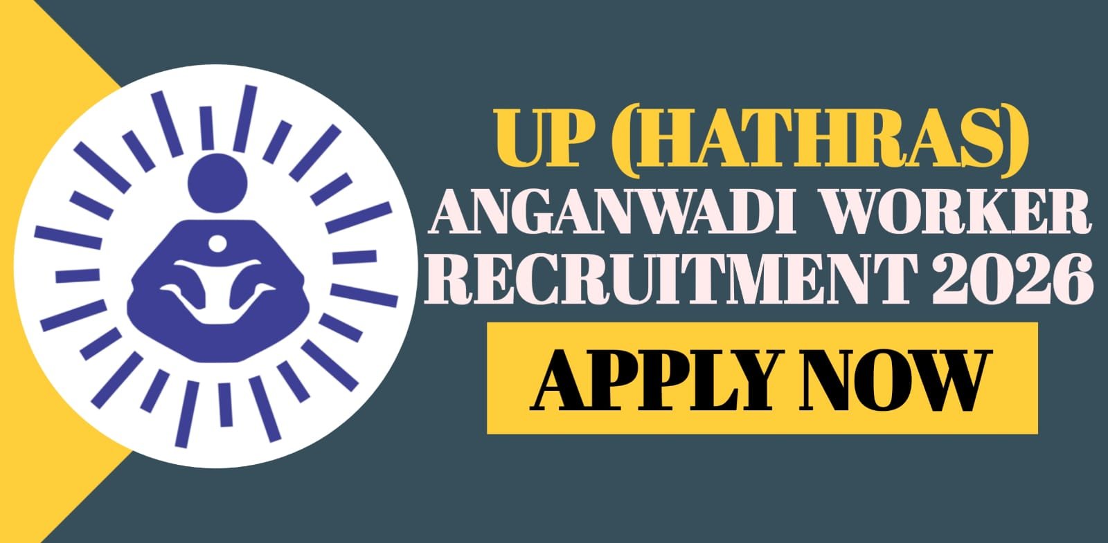 UP (Hathras) Anganwadi Worker Recruitment 2026