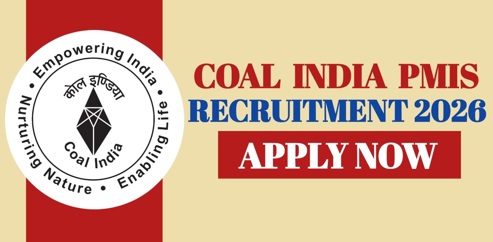 Coal India PMIS Recruitment 2026 | Apply
