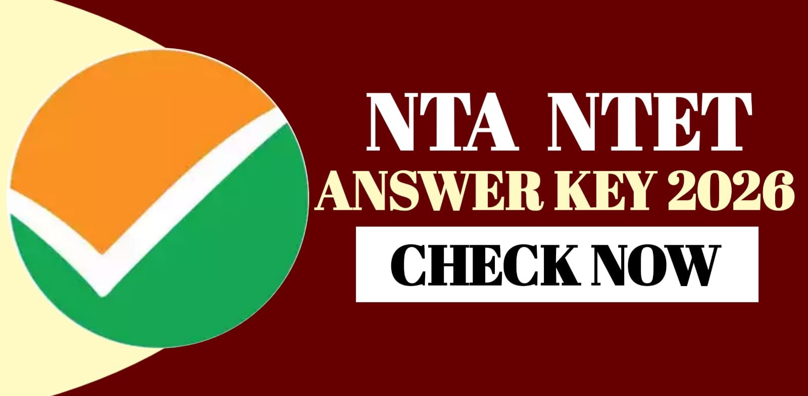 NTA NTET Answer Key 2026