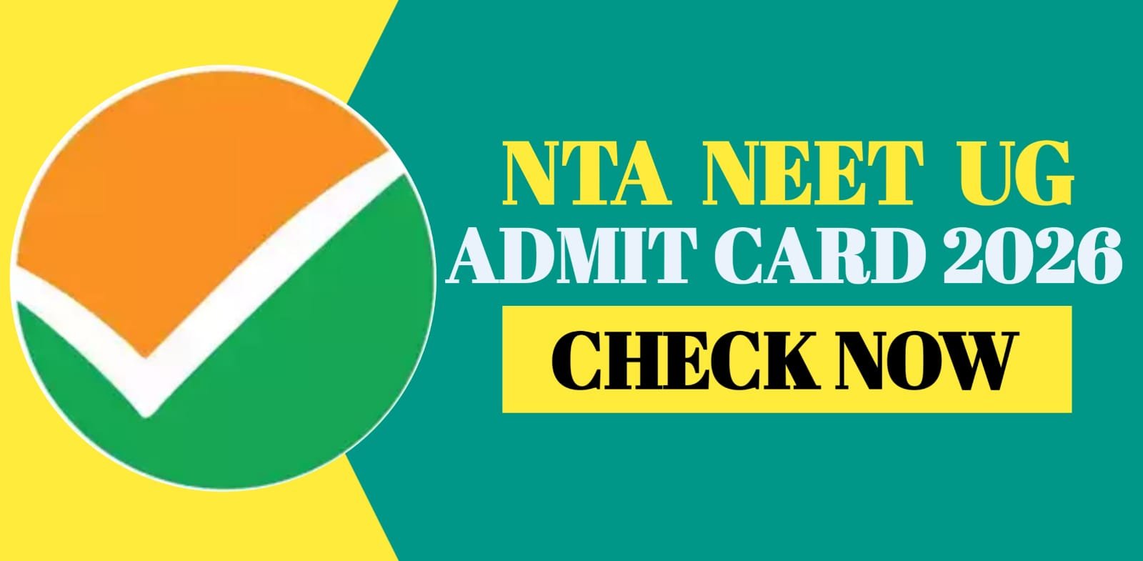 NTA NEET UG Admit Card 2026