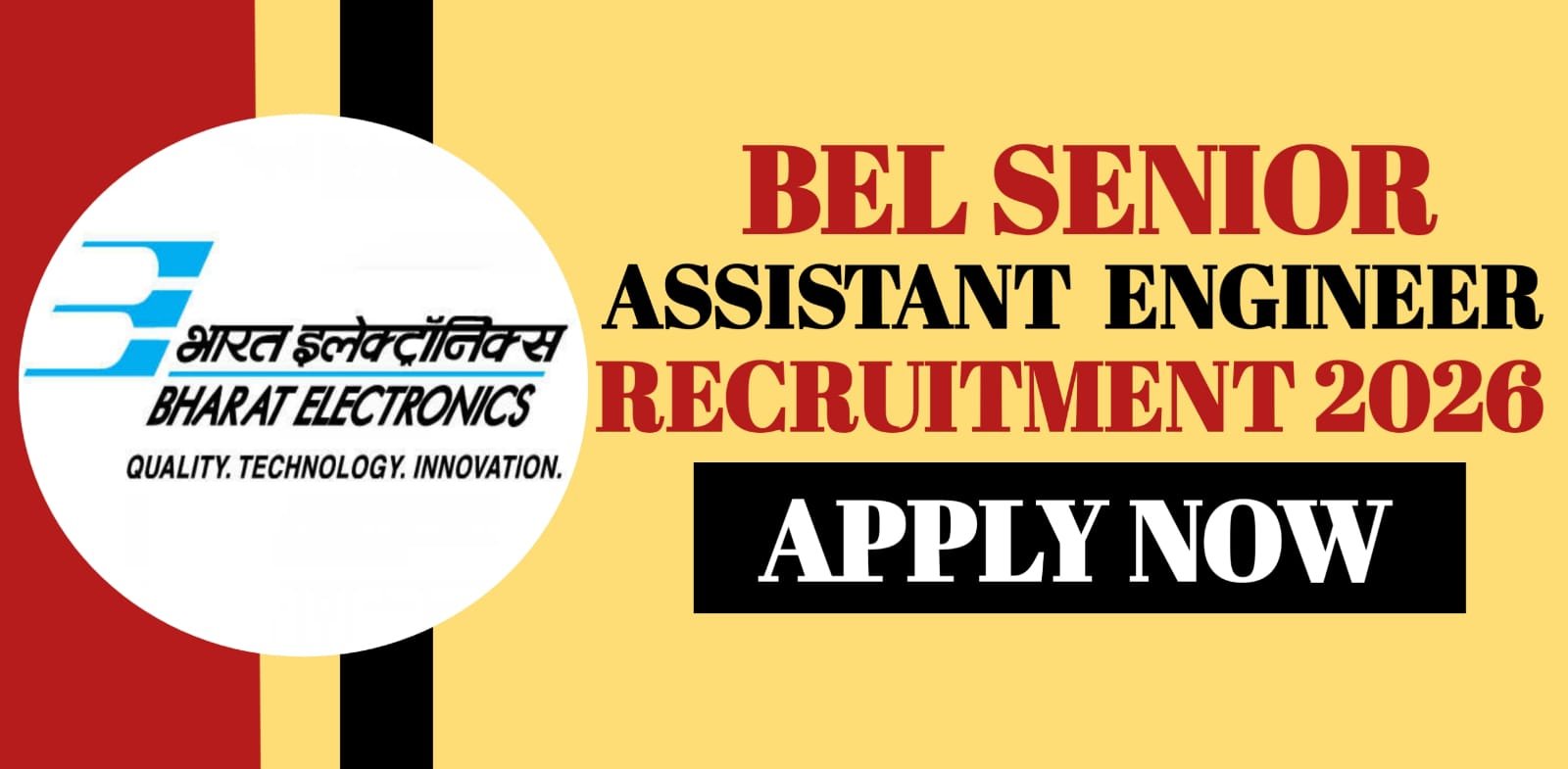 BEL Senior Assistant Engineer Recruitment 2026