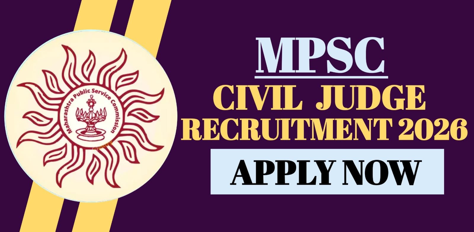MPSC Civil Judge Recruitment 2026