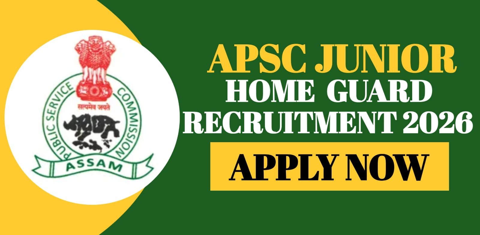 APSC Junior Home Guard Recruitment 2026