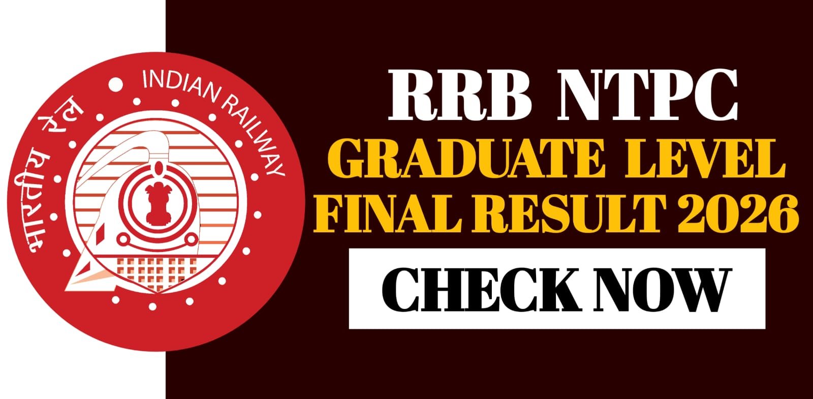 RRB NTPC Graduate Level Final Result 2026 | Check Now