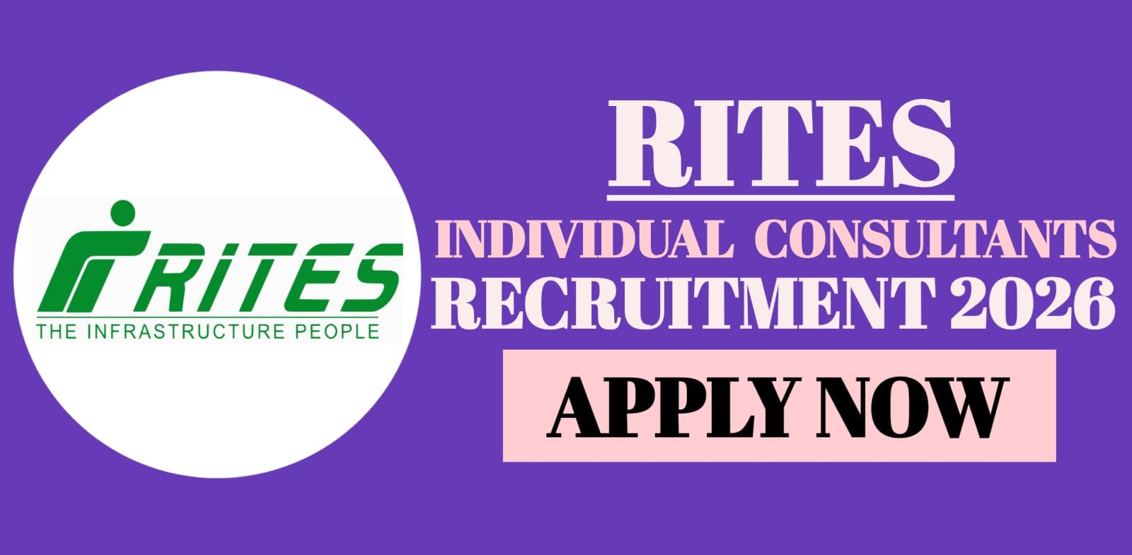 RITES Individual Consultants Recruitment 2026