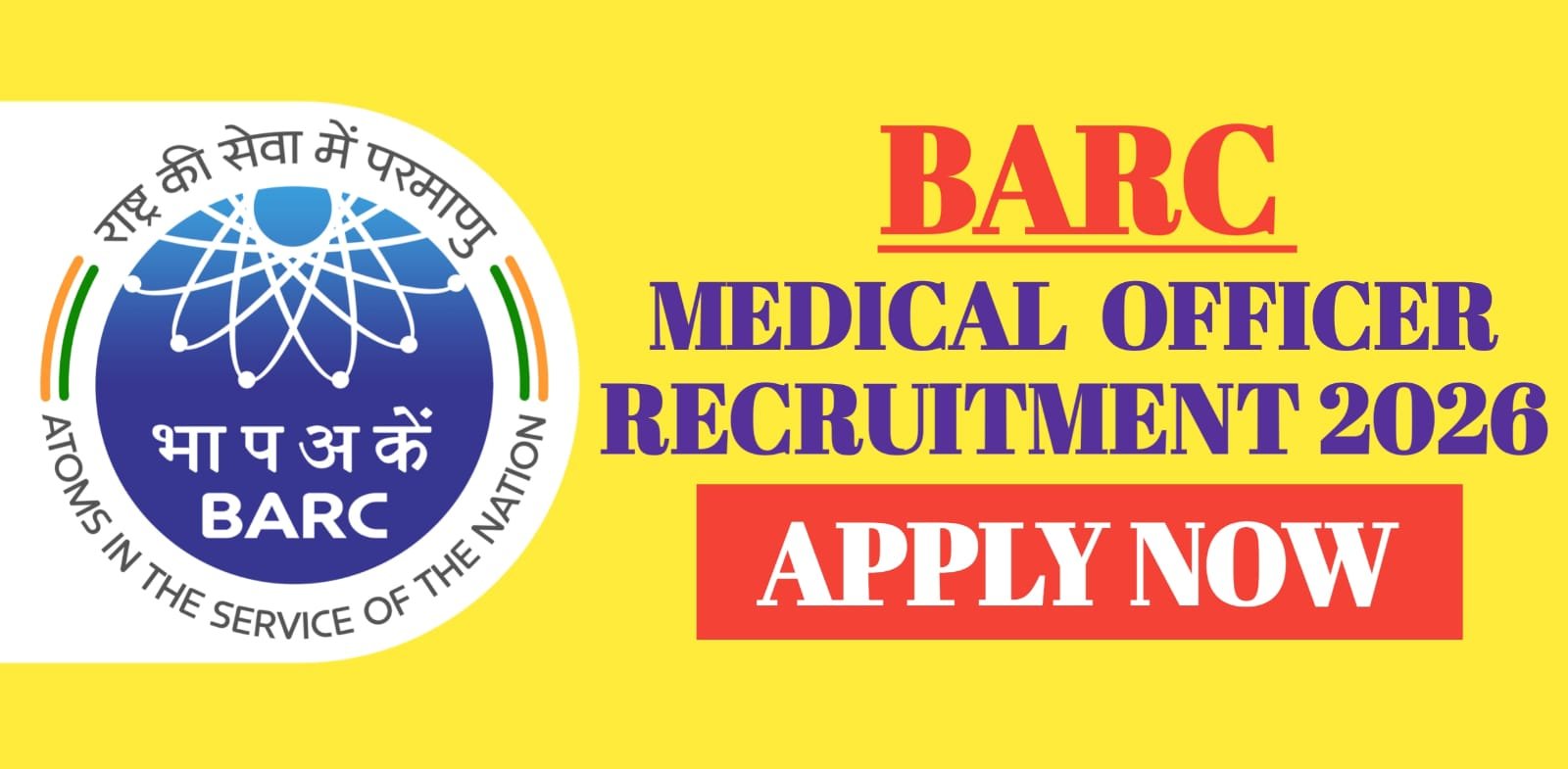 BARC Medical Officer Recruitment 2026