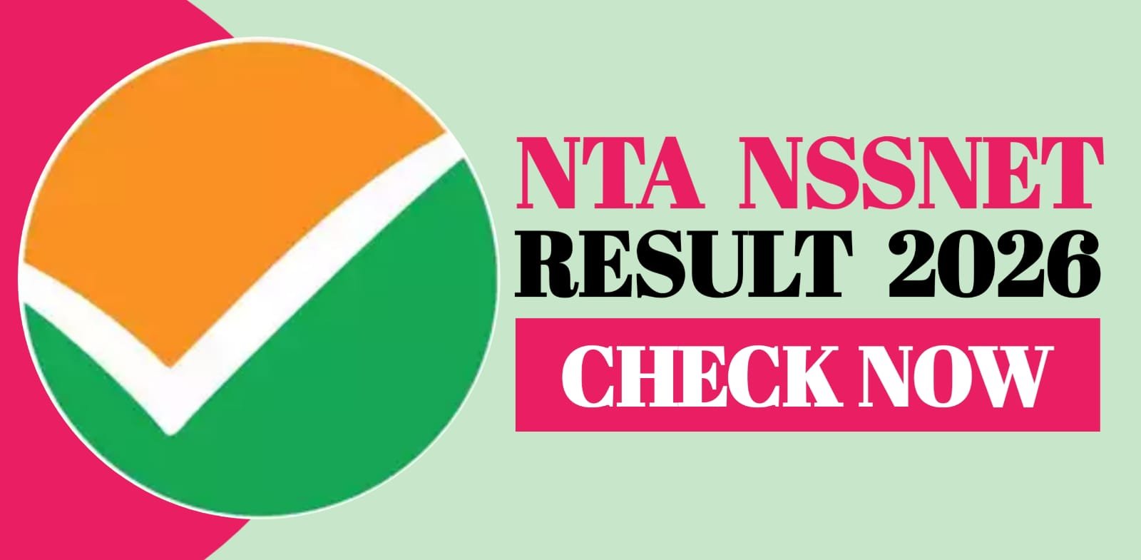 NTA NSSNET Result 2026