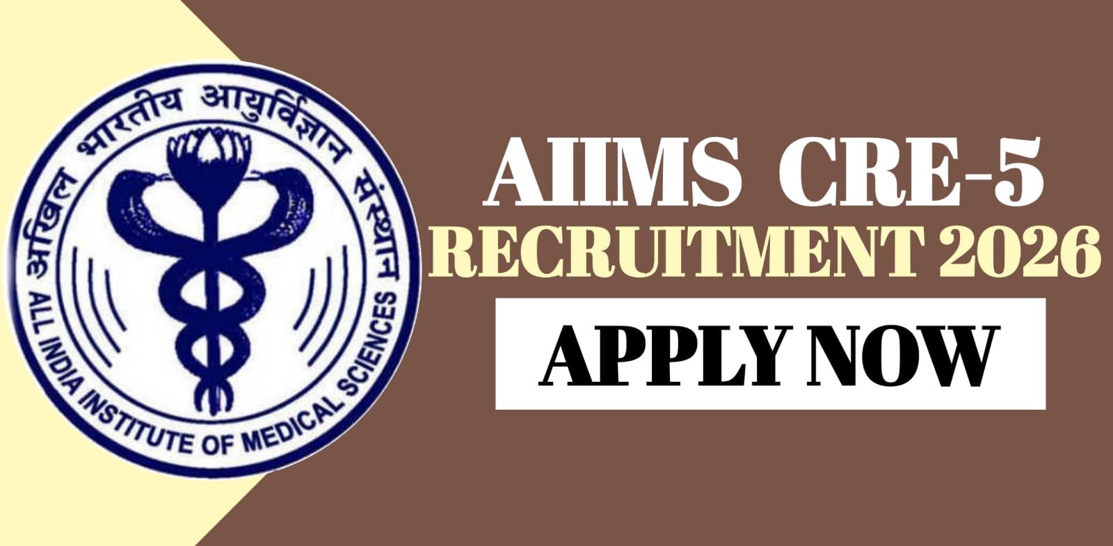  AIIMS CRE-5 Recruitment 2026