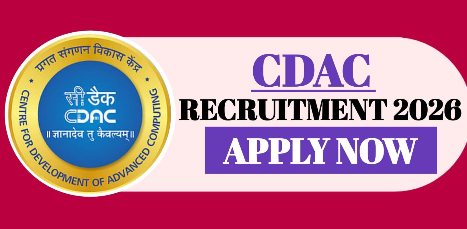 CDAC Recruitment 2026