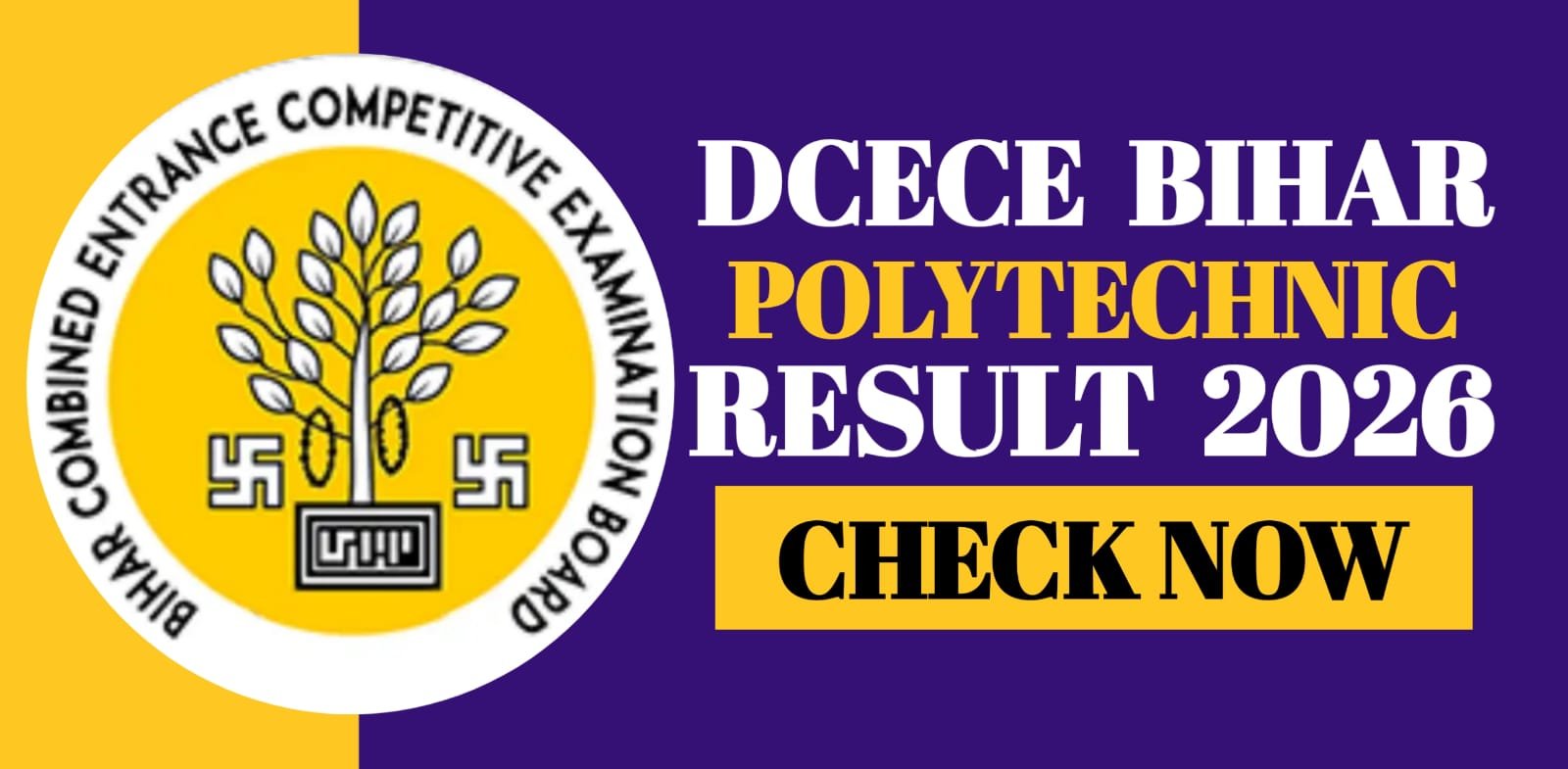 DCECE Bihar Polytechnic Result 2026