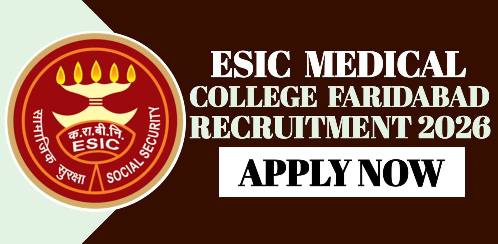 ESIC Medical College Faridabad Recruitment 2026