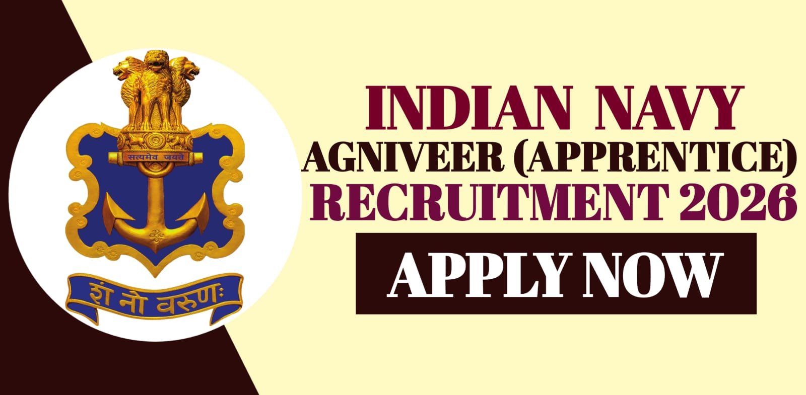 Indian Navy Agniveer (Apprentice) Recruitment 2026