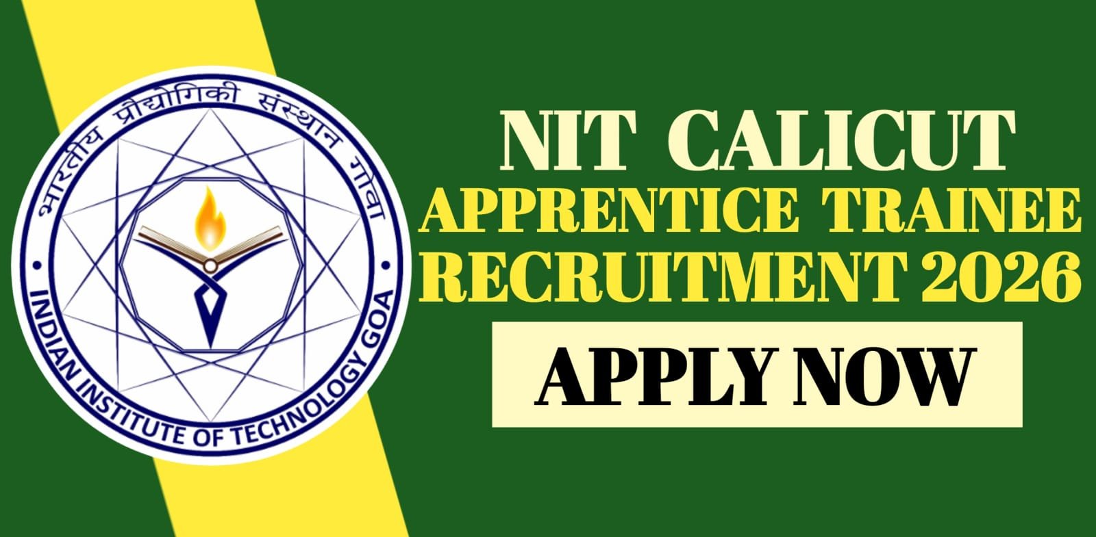 NIT Calicut Apprentice Trainee Recruitment 2026