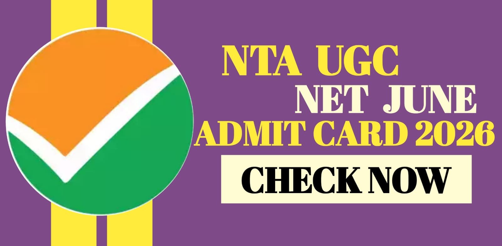 NTA UGC NET June Admit Card 2026