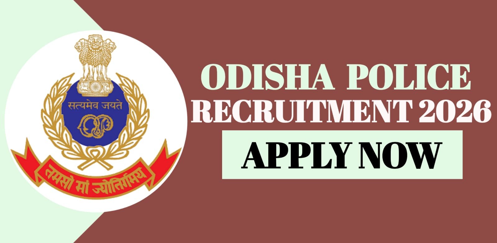 Odisha Police Recruitment 2026