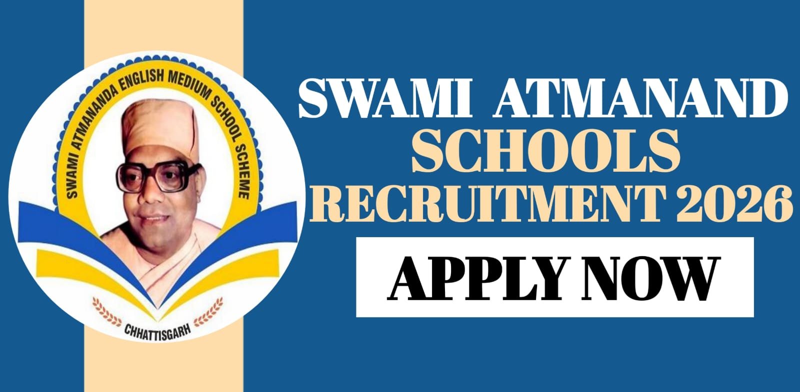 Swami Atmanand Schools Recruitment 2026
