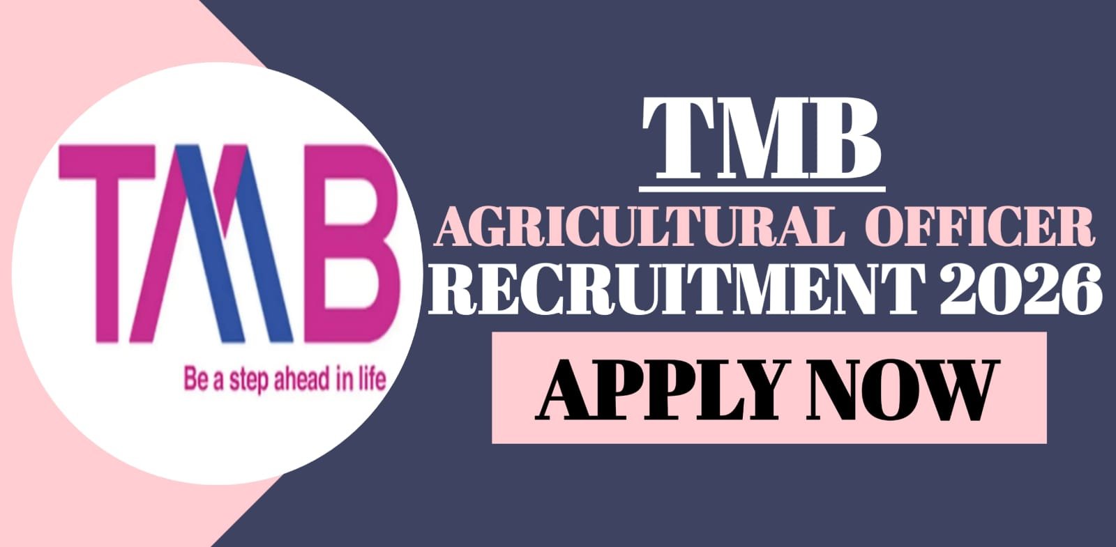 TMB Agricultural Officer Recruitment 2026 