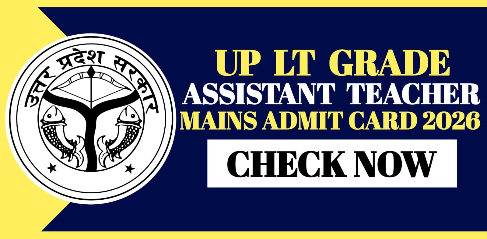 UP LT Grade Assistant Teacher Mains Admit Card 2026