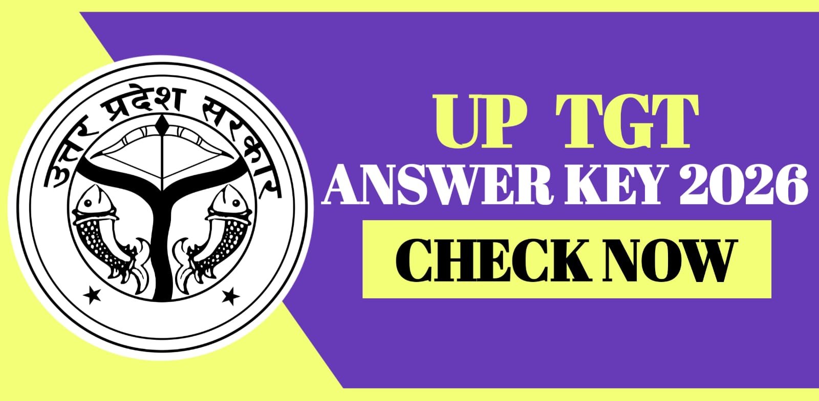 UP TGT Answer Key 2026