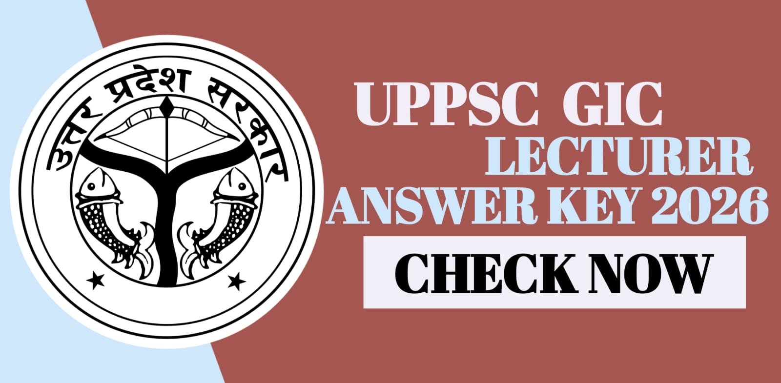 UPPSC GIC Lecturer Answer Key 2026
