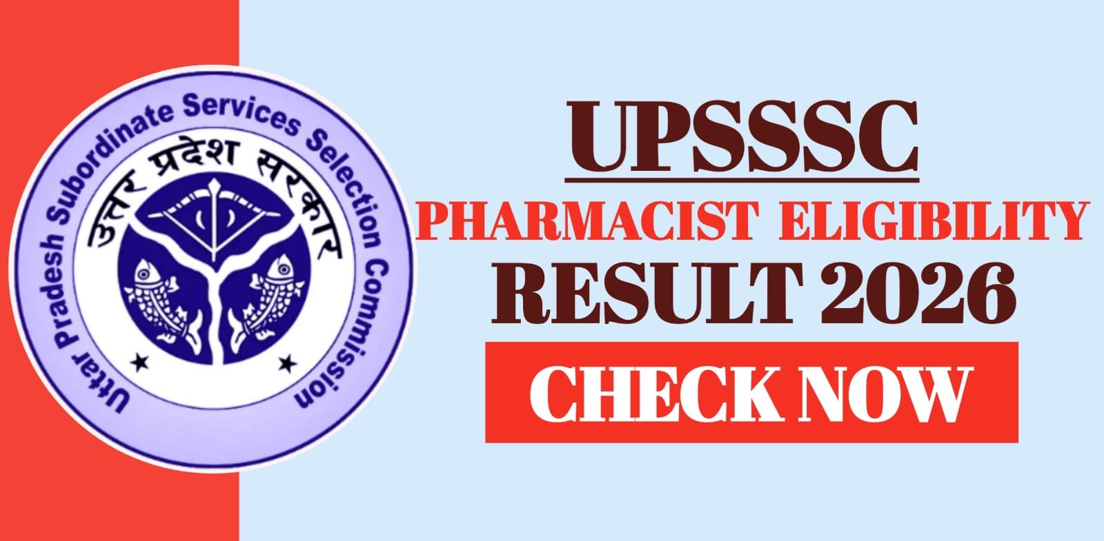 UPSSSC Pharmacist Eligibility Result 2026