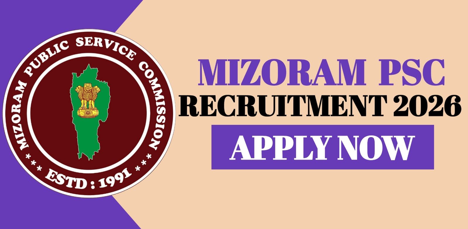 Mizoram PSC Recruitment 2026