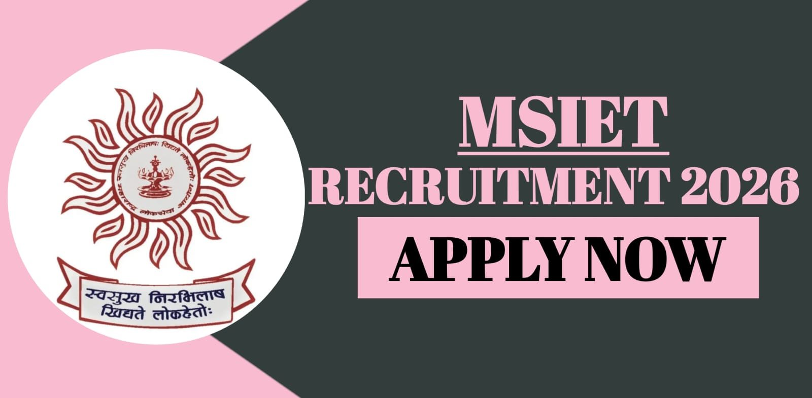 MSIET Recruitment 2026