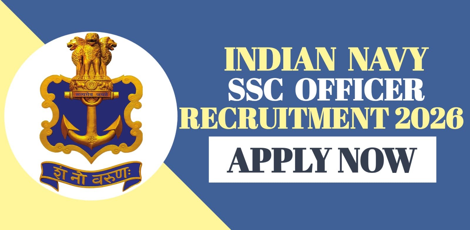 Indian Navy SSC Officer Recruitment 2026